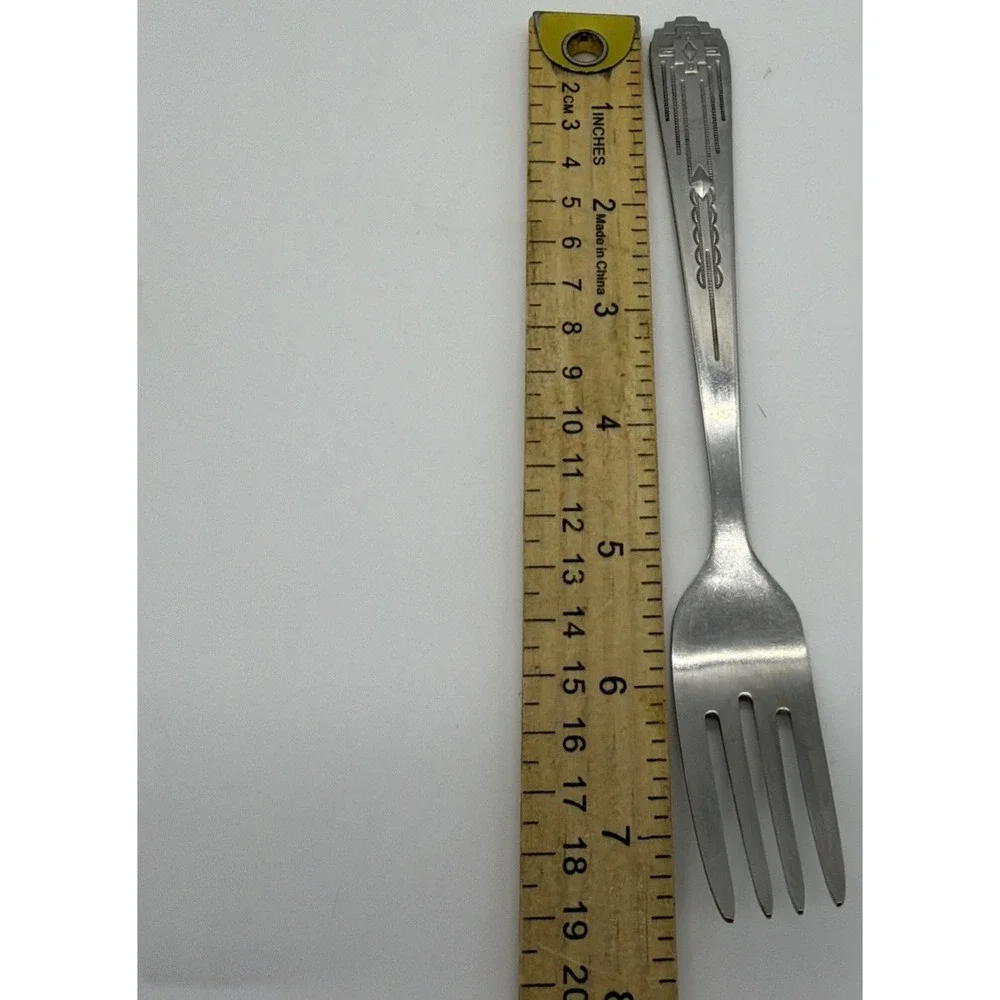Zia International INSZIA1 Dinner Fork 1847 Rogers Brothers Stainless Steel 3 Lot